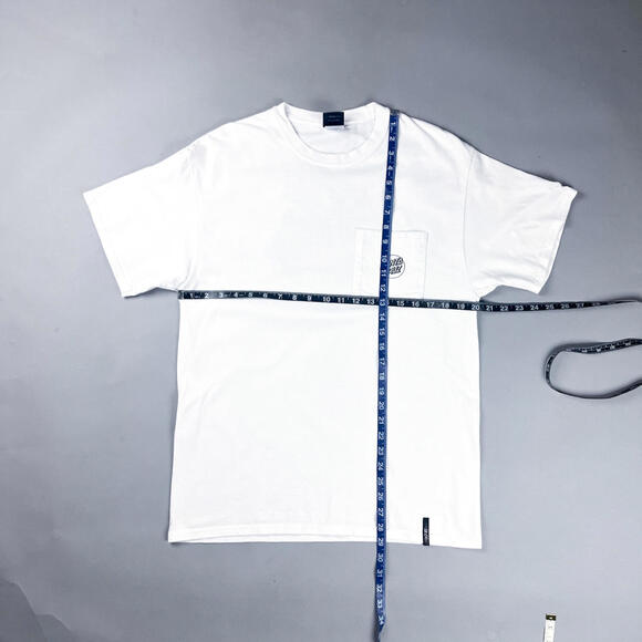 Y2K Santa Cruz White Graphic Pocket T-Shirt - Picture 8 of 8